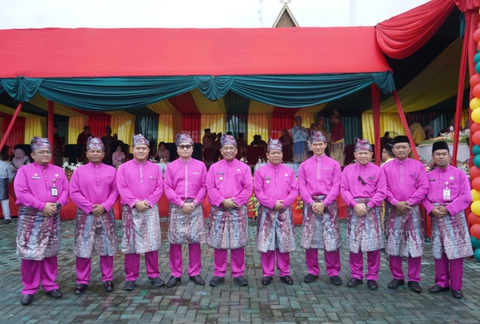 Dandim 0313/KPR Hadiri Upacara HUT Ke-26 Rokan Hulu