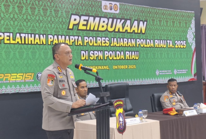 SPN Polda Riau Latih 36 Perwira Pertama Jadi Pamapta, Garda Terdepan Pelayanan Polri