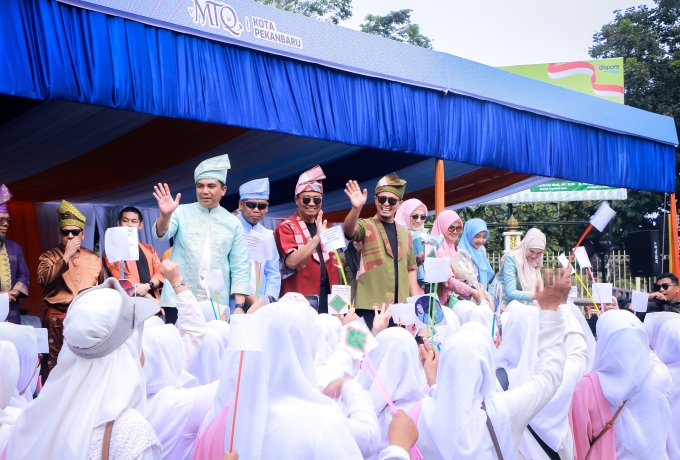 Hujan Tak Surutkan Semangat, MTQ ke-57 Pekanbaru Berlangsung Meriah