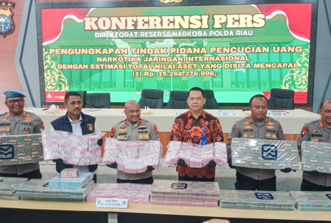 Polda Riau Sita Aset Bandar Narkoba Rp15,2 Miliar, Tegaskan Komitmen Berantas dan Memiskinkan Pelaku
