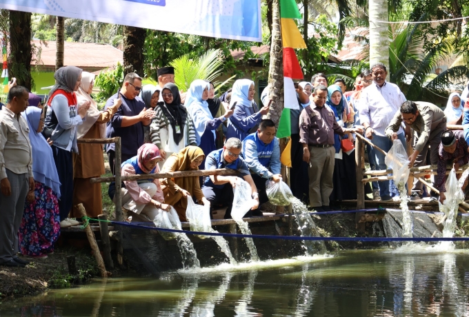 PHR Dorong Ekonomi Masyarakat Minas melalui Sektor Perikanan Berbasis Akuaponik