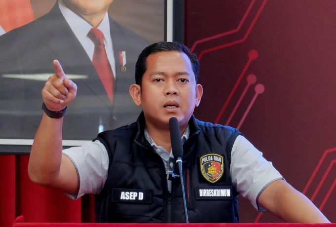 Polda Riau Tangani Laporan Perusakan Pos Satgas TNTN, Dirreskrimum Pastikan Proses Hukum