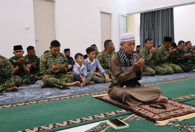 Kodim 0313/KPR Gelar Doa Bersama Sambut Tahun 2026, Panjatkan Doa untuk Korban Bencana