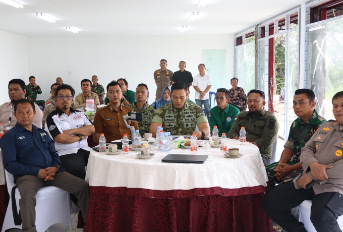 Dandim 0313/KPR Paparkan Progres Pembangunan KDKMP dalam Rapat Evaluasi Bersama Mabes TNI
