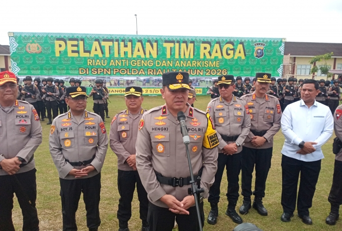 Polda Riau Latih 210 Personel Tim RAGA Gelombang II, Perkuat Pencegahan Geng dan Anarkisme