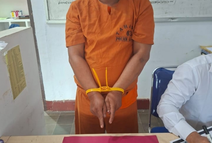 Polsek Kampar Tangkap Residivis Pelaku Narkoba di Desa Pengawasan, 4 Paket Sabu-sabu Diamankan