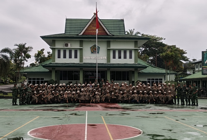 Perkuat Karakter Generasi Muda, Kodim 0313/KPR Resmi Buka Pelatihan Korps Kadet Republik Indonesia