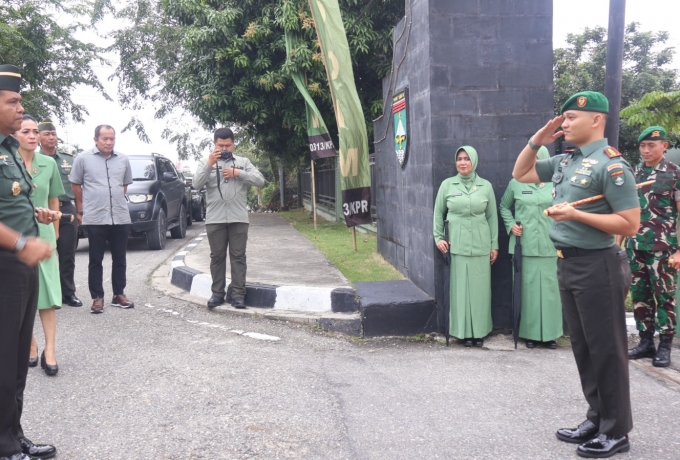 Danrem 031/WB Kunjungi Kodim 0313/KPR: Tekankan Netralitas dan Kesejahteraan Rakyat