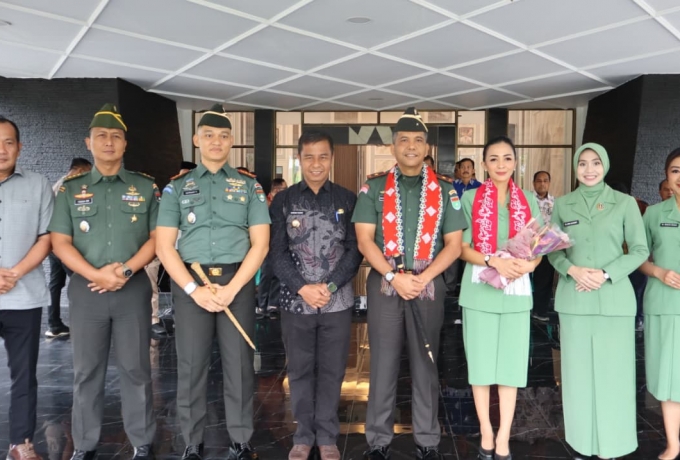 Pererat Sinergi, Dandim 0313/KPR Dampingi Danrem 031/WB Silaturahmi ke Pemda dan Polres Kampar  