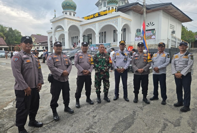 Babinsa Koramil 01/Bkn Hadiri Safari Ramadhan 1447 H, Pererat Ukhuwah  di Masjid Al-Muttaqin 