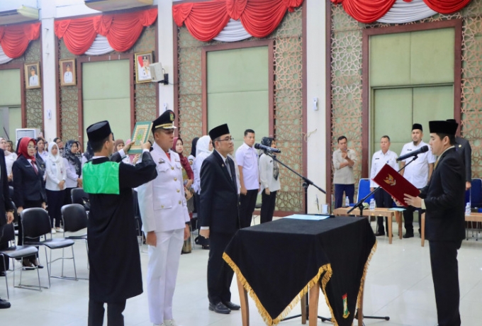 Pj Sekda Kampar Kukuhkan dan Lantik 43 Pejabat Administrator dan Pengawas   