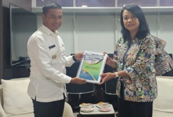 Bupati Kampar Sambangi Kementerian PU Ajukan Pembangunan Empat Ruas Jalan Strategis