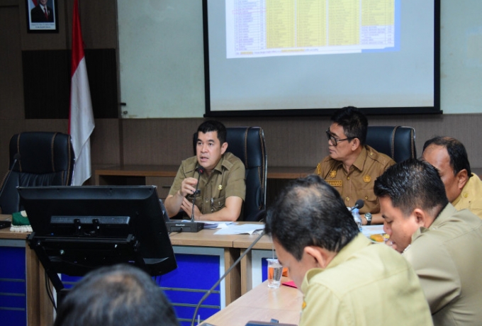 Pj Sekda Kampar Pimpin Rakor Pengendalian Inflasi Jelang Ramadhan dan Idul Fitri