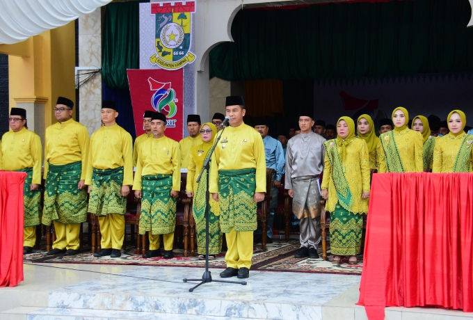 Sambut HUT Ke 76, Pemkab Kampar Gelar Upacara Peringatan dan Paparkan Program Prioritas
