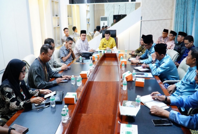 Pemkab Kampar Gelar Rapat Persiapan Pelantikan HKTI Provinsi Riau Dan Panem Raya Padi