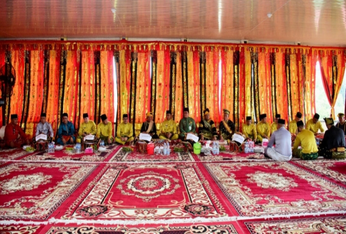 Makan Bajambau, Tradisi Masyarakat yang Wajib di Gelar Sambut HUT Kabupaten Kampar