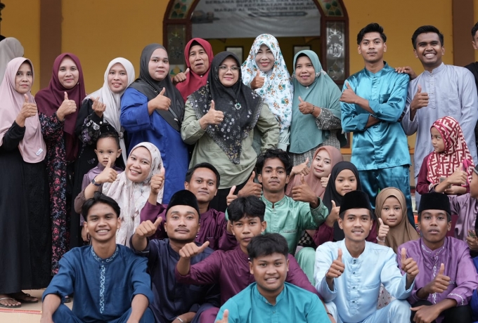 Safari Ramadan di Sabak Auh, Pemkab Siak Salurkan Zakat dan Tekankan Pelayanan Ikhlas