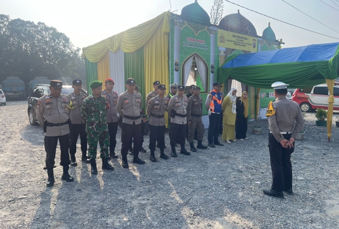 Operasi Ketupat, Babinsa Siaga di Pos Pengamanan Idul Fitri 2026