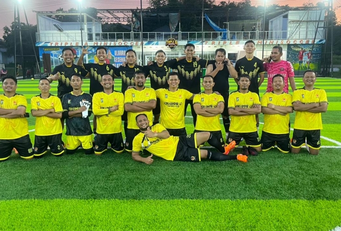 Syawal Apresiasi KONI Kampar Gelar Laga Trofeo Fun Mini Soccer, PWI Kampar Keluar Sebagai Pemenang