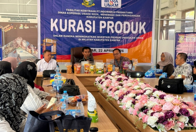 Disperkop Kampar, Dorong UMKM Naik Kelas dan Tembus Pasar Modren