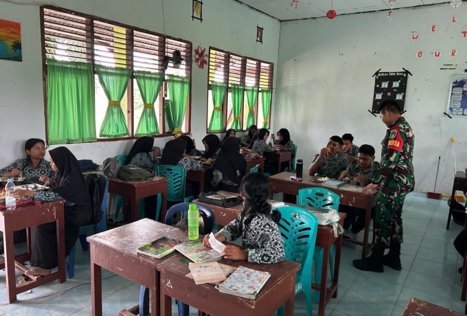 Pantau Penyaluran MBG, Pratu Abi Mayu: Ini bukan hanya Soal Makanan tetapi tentang Masa depan Bangsa