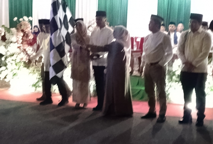 Lepas Pawai Takbir Idul Adha 1447 H, Bupati : Pemda Kampar, Forkopimda dan Masyarakat Tetap Kompak 