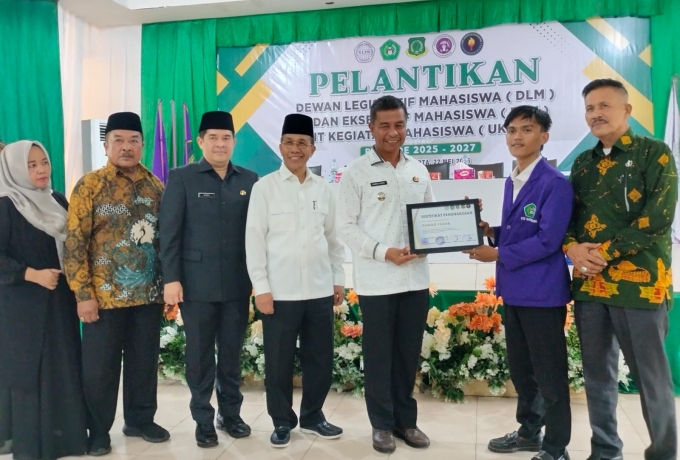 Tingkatkan Mutu Pendidikan, Bupati Ahmad Yuzar Hadiri Pelantikan BEM STIE Bangkinang