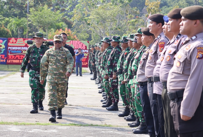 Resmi Dibuka, TMMD Ke 129 Kodim 0313/KPR Siap Satukan Langkah Membangun Negeri Dari Desa