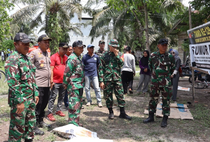 Pastikan Kesiapan Kunjungan Tim Wasev Mabesad, Dandim 0313/KPR Tinjau Langsung Sasaran Fisik TMMD