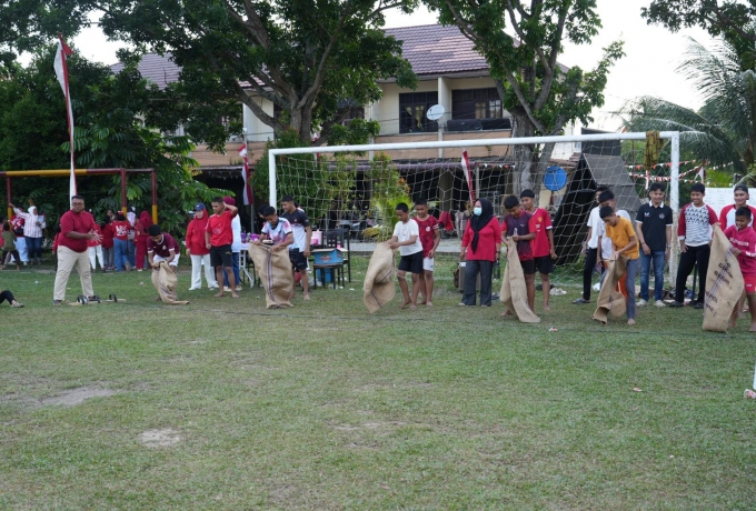 Semarak HUT RI ke-81, Brimob Polda Riau Gelar Beragam Perlombaan
