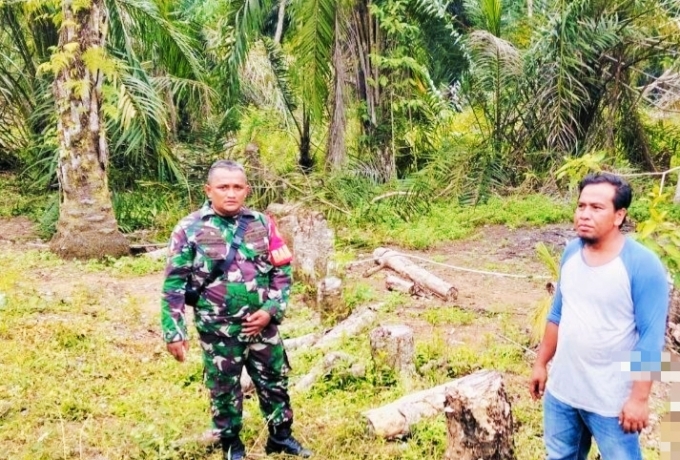 Personil TNI AD bersama MPA Tingkatkan Pencegahan Karhutla