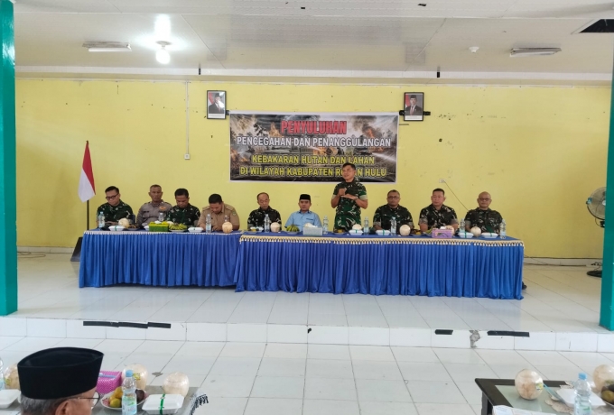 Tingkatkan Kesiapsiagaan dan Edukasi Masyarakat, Tim Penyuluh Mabes TNI Gelar Penyuluhan Karhutla 