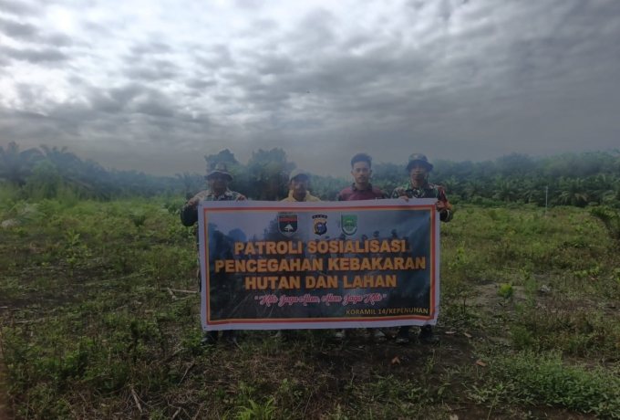 Perkuat Deteksi Dini dan Edukasi Hukum di Akar Rumput, Babinsa Koramil 14/Kepenuhan Masifkan Patroli