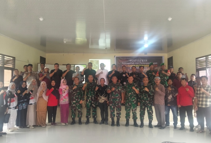 Perluas Edukasi Tentang Karhutla, Tim Mabes TNI Edukasi Puluhan Tokoh Masyarakat dan Pemuda di Kampa