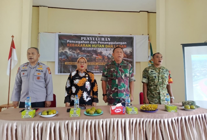 Jangkau Kampar Kiri Hulu dan Gunung Sahilan, Brigjen TNI Sudarma Setiawan Pimpin Edukasi Karhutla