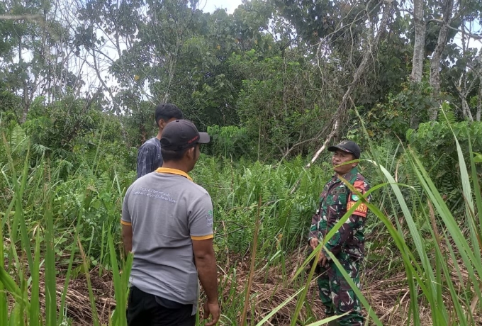Babinsa Koramil 03/Bunut Perketat Patroli Karhutla di Desa 