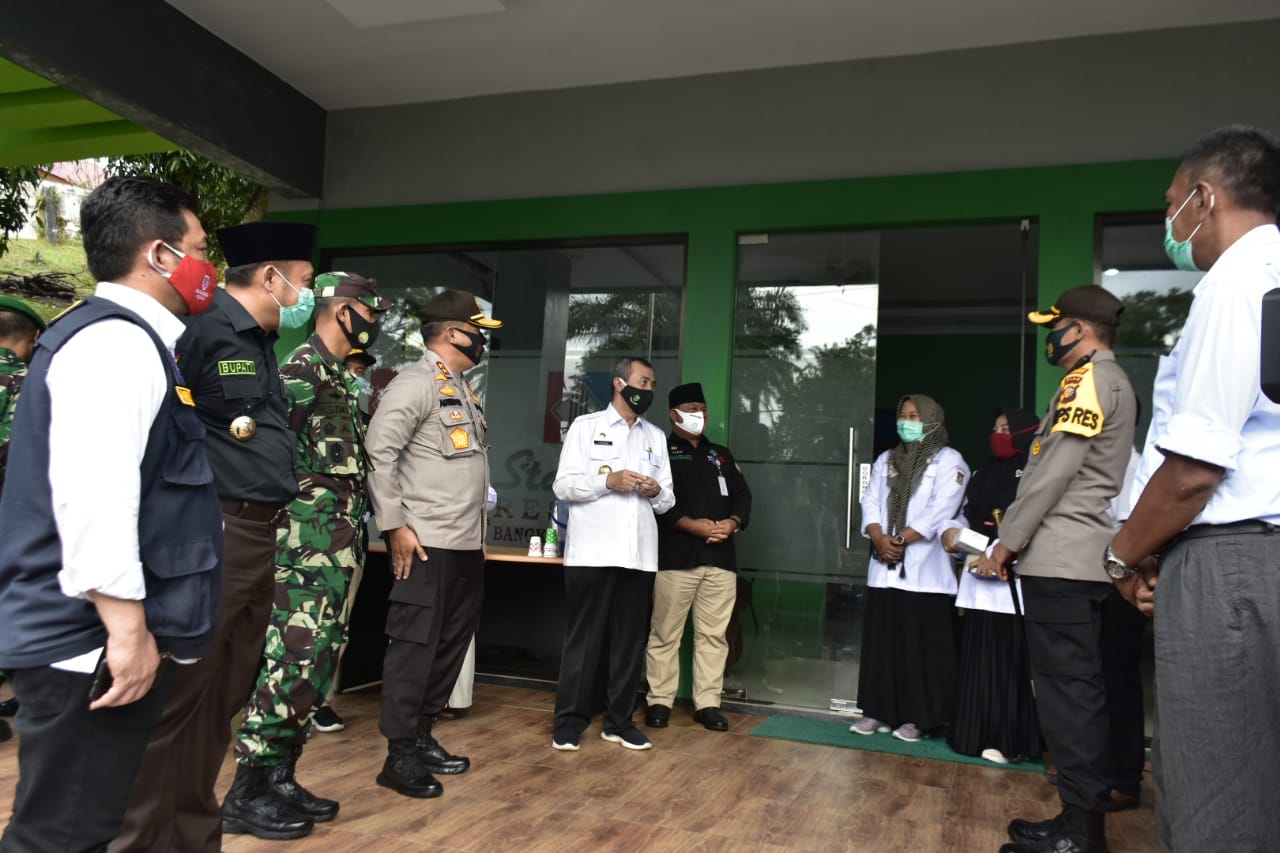 Tanggap Covid 19, Gubri dan Forkopimda Riau Tinjau Kabupaten Kampar