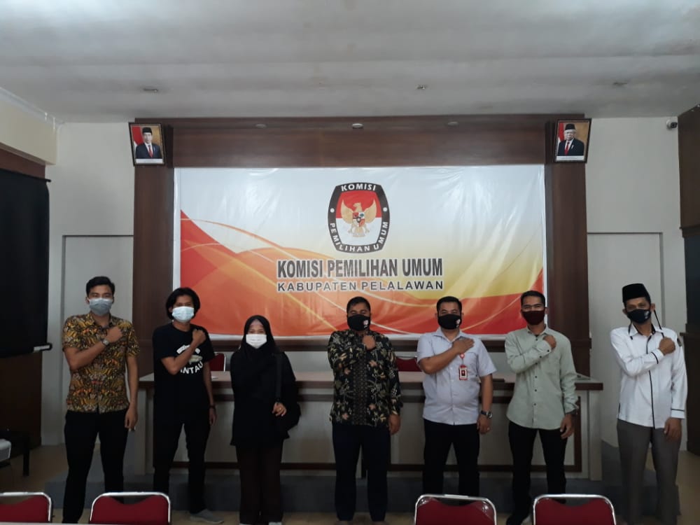 HIPMAWAN Silahturahmi bersama KPU Kabupaten Pelalawan