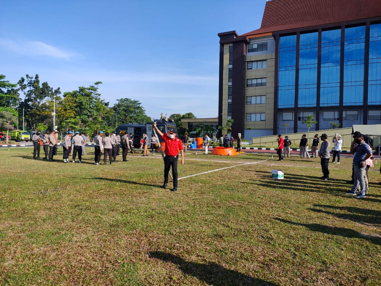 Polda Riau Kerjasama dengan PT. RAPP Latih Personil Atasi Karhutla
