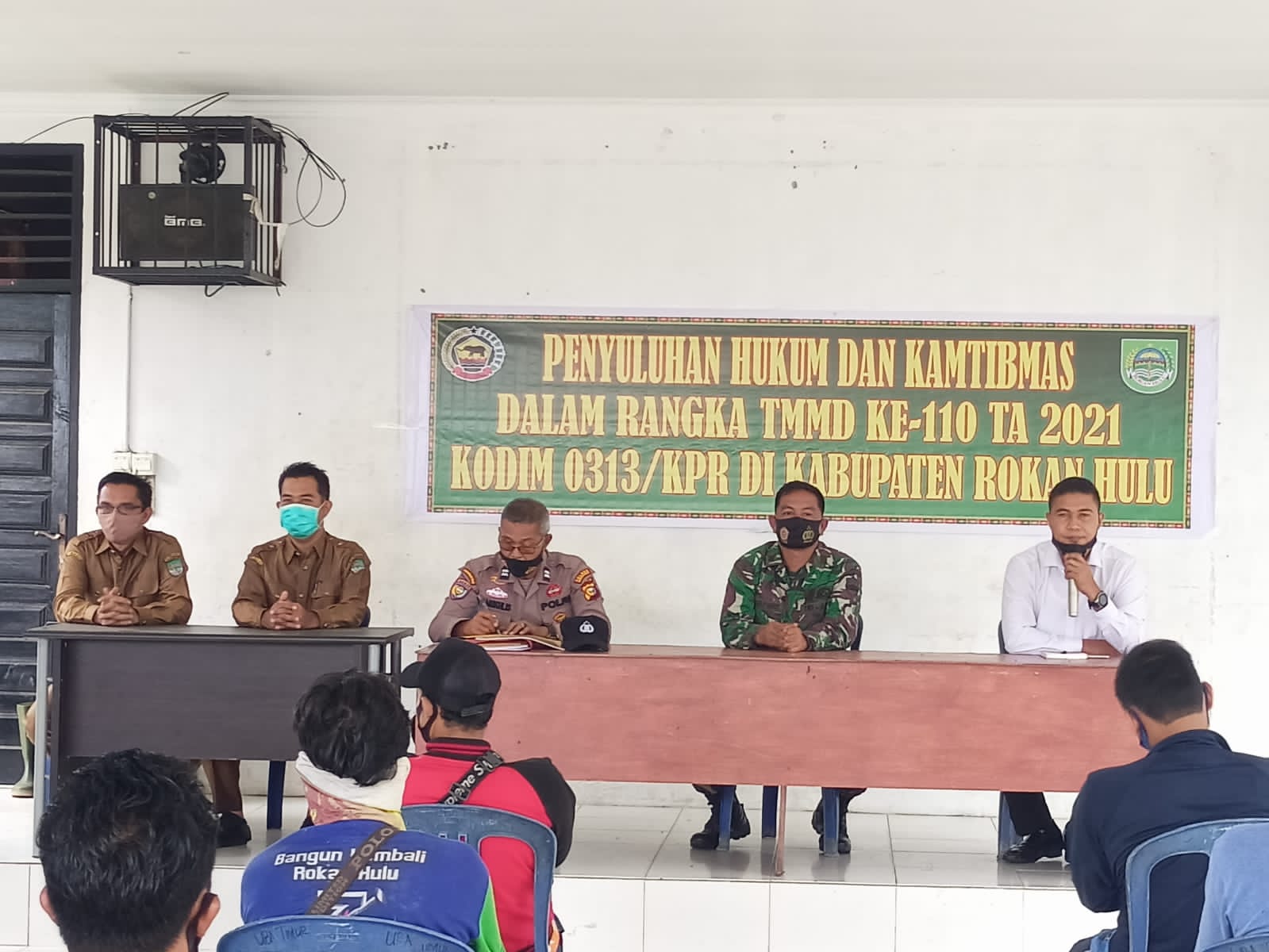 Satgas TMMD Ke 110 Kodim 0313/Kpr Gelar Penyuluhan Hukum Dan Kamtibmas