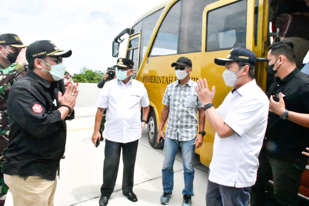 Bupati Kampar Dampingi Gubri Lakukan Persiapan Rencana Kunjungan Kerja Presiden RI Ke Kampar Riau