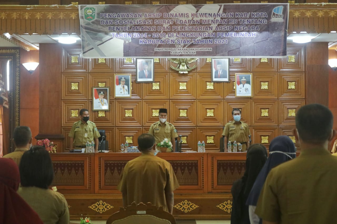 Bimtek Pengawasan Kearsipan Upaya Pemkab Siak Menjaga Mutu Dan Keselamatan Arsip Daerah