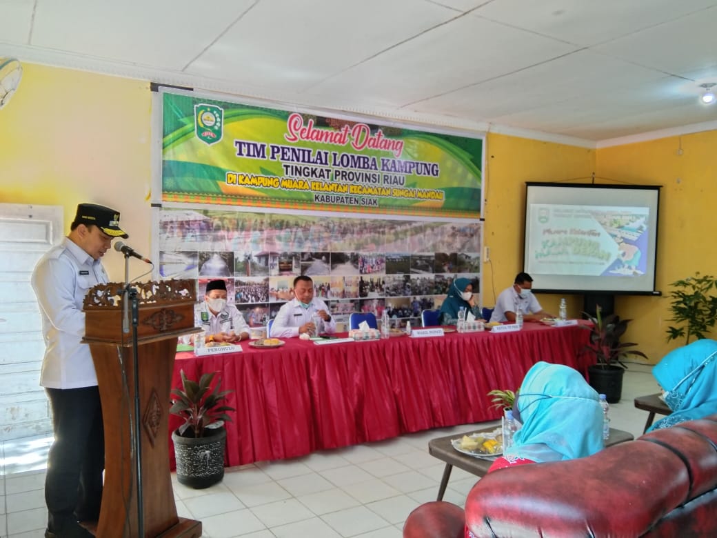 Desa Muara Kelantan Wakili Siak di Tingkat Provinsi, Wabup Husni, Ini Sebagai Motivasi
