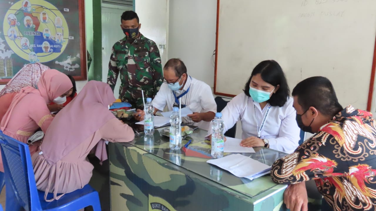 Koramil 01/Bangkinang Terima  Kunjungan Tim BPKP Perwakilan Provinsi Riau