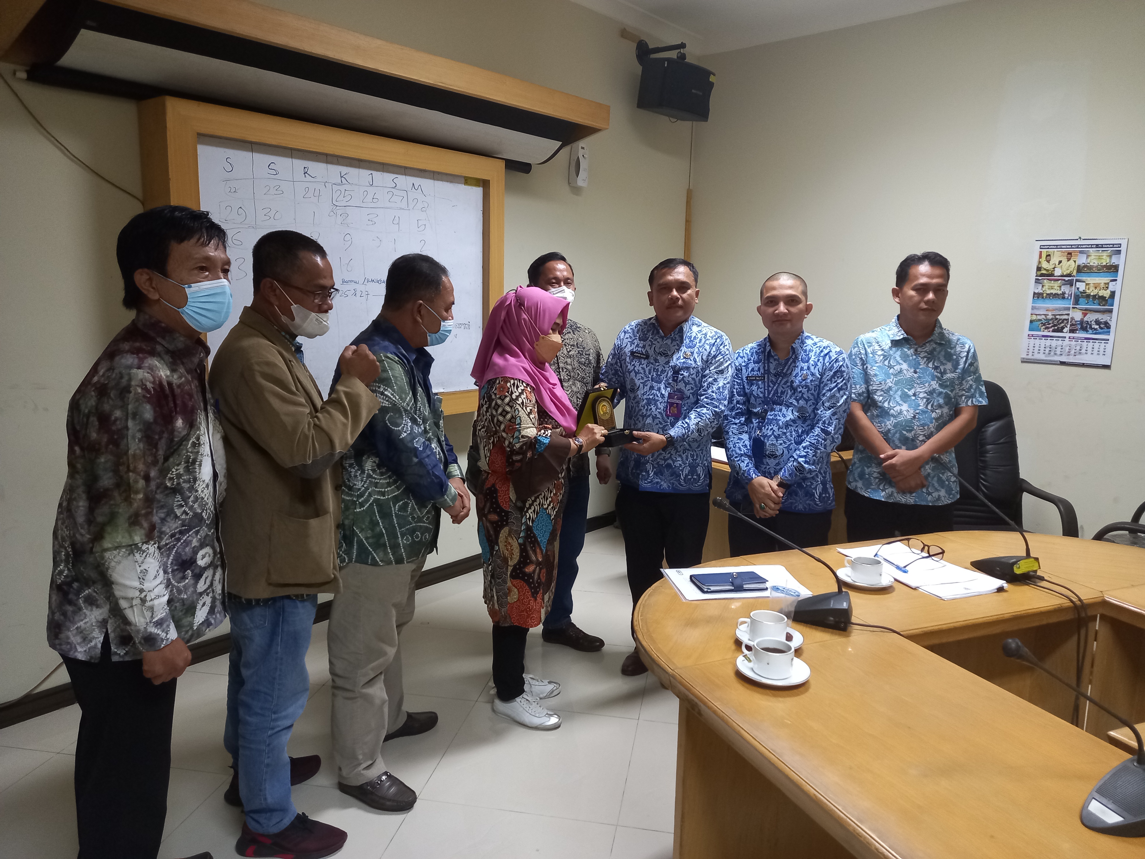 Kabag Umum DPRD Kampar Sambut Kunker Anggota DPRD Kota Banjar Baru