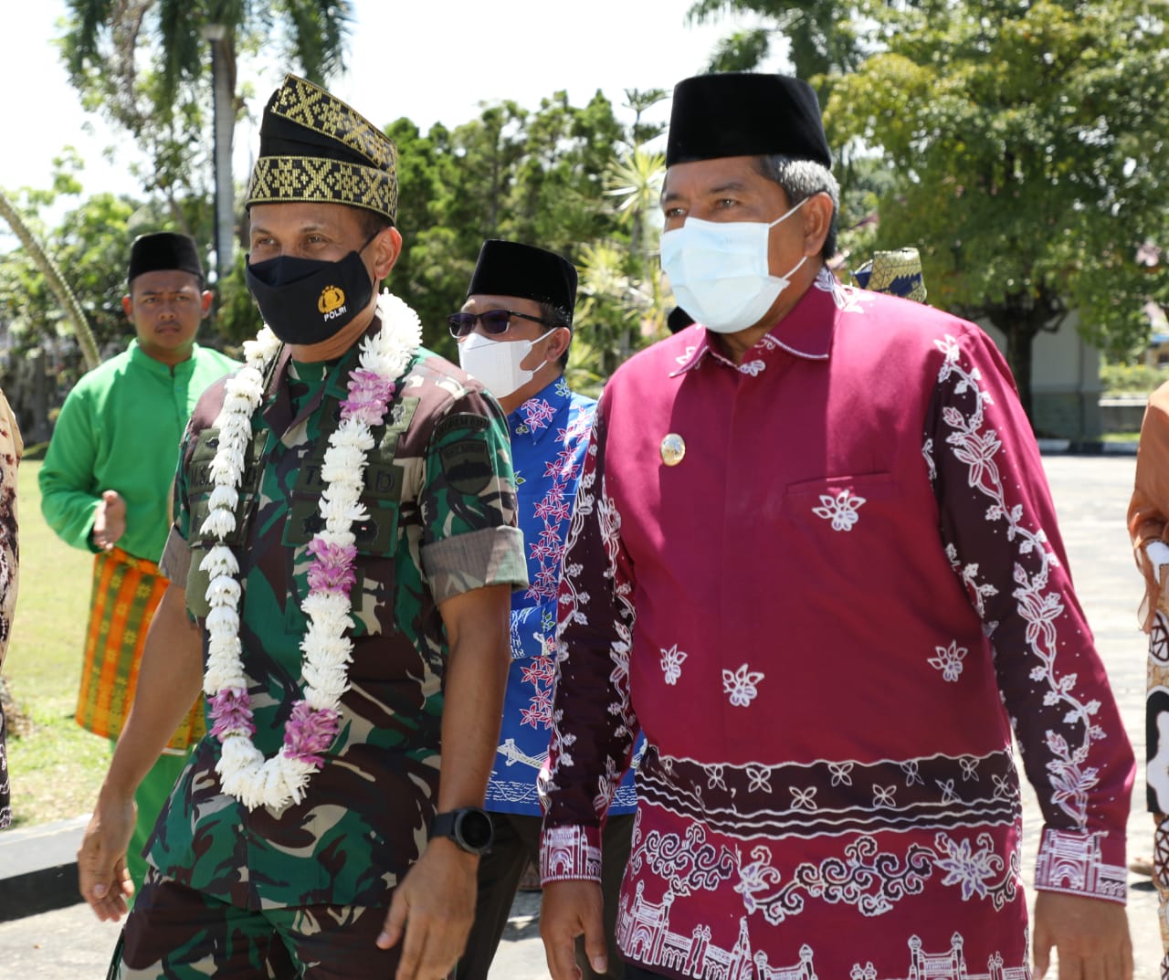 Bupati Alfedri sambut kunjungan Brigjen TNI M Syech Ismed