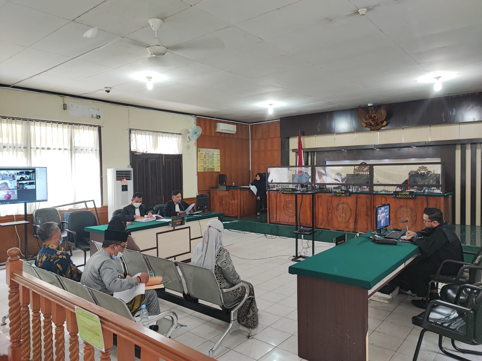 JPU Kembali Hadirkan 4 Orang Saksi Disidang Dugaan Tipikor Pj Kades di Kampar