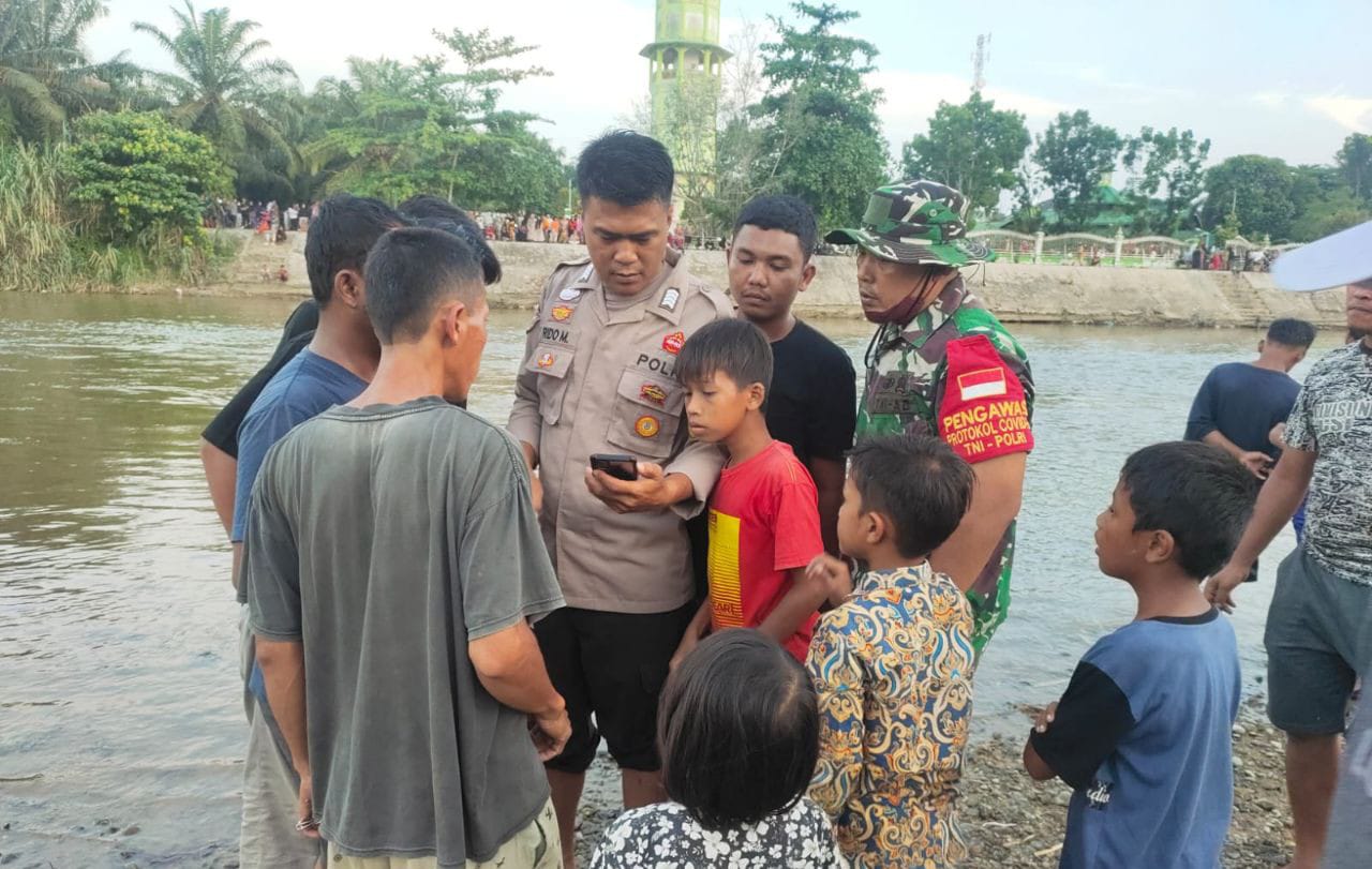 Tim Gabungan Cari Warga Diduga Tenggelam di Sungai Rokan Kabupaten Rohul