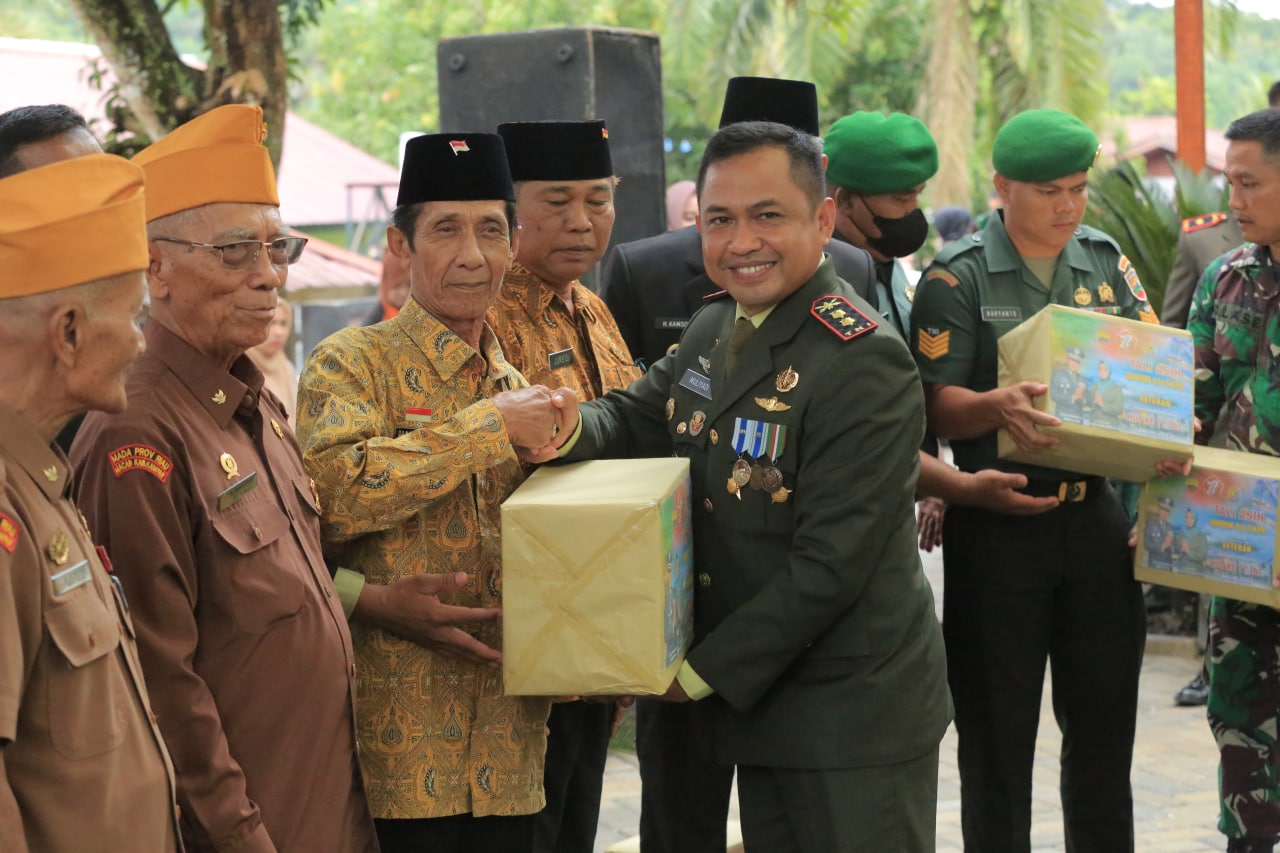 Dandim 0313/KPR resmikan Sanggar Pramuka dan Syukuran HUT Ke 77 Tentara ...