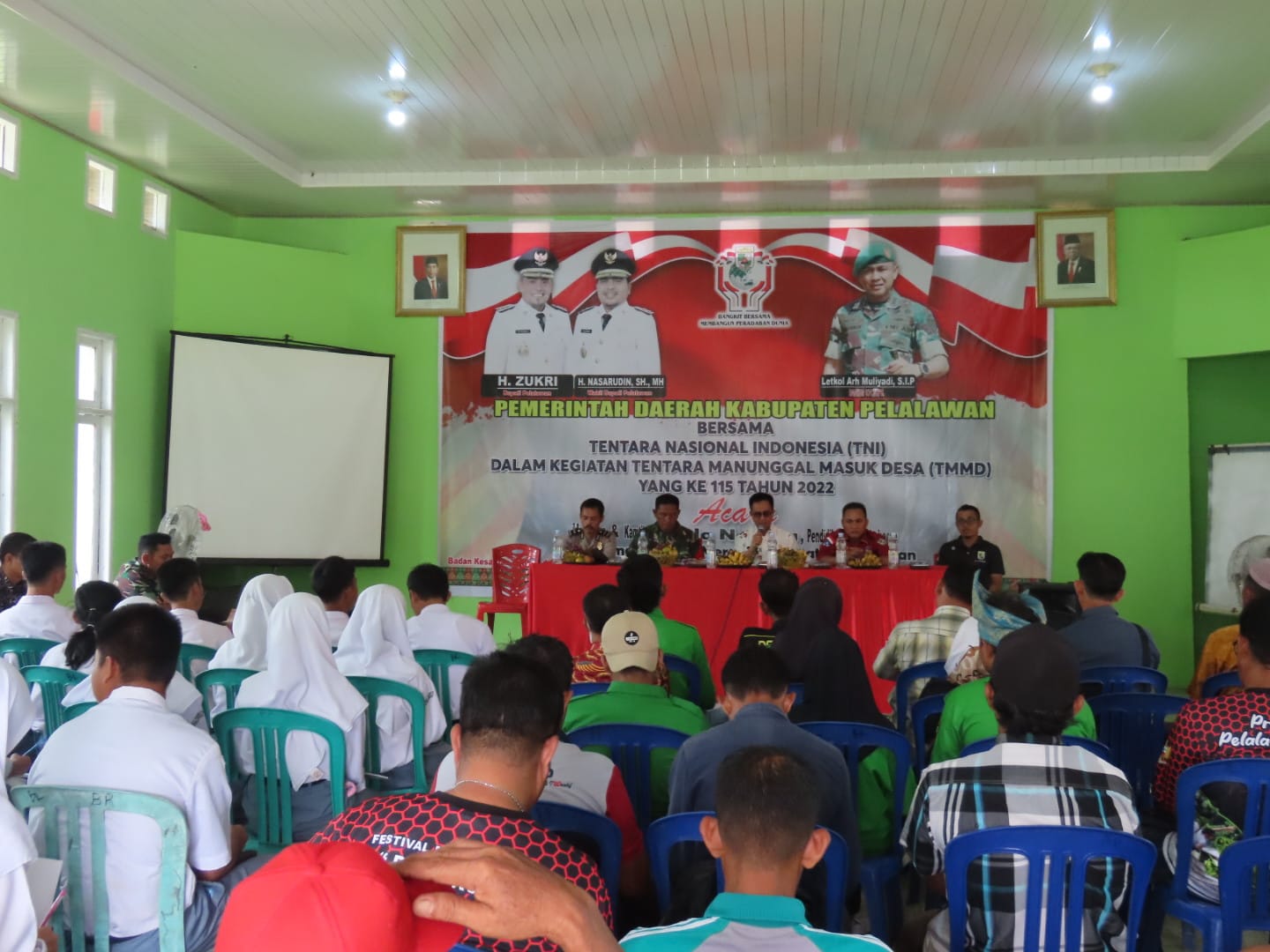 Satgas TMMD ke 115 Kodim 03131/KPR, Gelar Penyuluhan Wawasan Kebangsaan 
